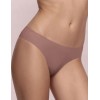 Бразилиана-невидимки из хлопка Infiore NATURALFIT 776 caramel, Цвет: caramel (карамель), Размеры: M