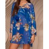 Туника пляжная свободная Mia-Amore ANTIGUA 2174, Цвет: синий, Размеры: L/XL, изображение 4