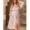 Длинная рубашка-платье Mia-Amore AMBER 5797, Цвет: бежевый, Размеры: XL