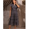 Платье из принтованного хлопка Mia-Amore MACARENA 5695, Цвет: темно-синий, Размеры: 2XL, изображение 4