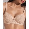 Кружевной бюстгальтер на косточках Sielei ALLURE 2672 cipria, Цвет: cipria (телесный), Размеры: 75D