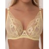 Кружевной бюстгальтер бралетт Subtille YASMIN YELLOW soft bralette, Цвет: желтый, Размеры: 75E