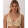 Кружевной бюстгальтер бралетт Subtille YASMIN YELLOW soft bralette, Цвет: желтый, Размеры: 75E, изображение 3