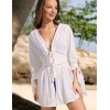Короткая туника на завязках Mia-Amore ARGENTINA 6894, Цвет: белый, Размеры: M