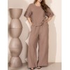Комплект с брюками Mia-Amore NANCY 6034 шоколадный, Цвет: шоколадный, Размеры: 2XL, изображение 3