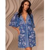 Короткая распашная туника Mia-Amore UNDINA 2405, Цвет: синий, Размеры: 2XL/3XL, изображение 3