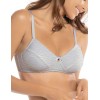 Бюстгальтер мягкий хлопковый Sielei NATURAL COTTON 1442 grigio melange, Цвет: grigio melange (серый), Размеры: 95D