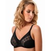 Хлопковый бюстгальтер без косточек Sielei CLASSICI FALCK 93 nero, Цвет: nero (черный), Размеры: 75B, изображение 2