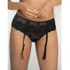 Пояс для чулок Sielei GLAM 1949 nero, Цвет: nero (черный), Размеры: XS