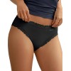Набор трусов (2шт) Janira PACK-2 FRESH COTTON LACE 1030808 MID SLIP black, Цвет: black (черный), Размеры: M