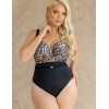 Закрытый купальник Kris Line MAUI body soft full cup roma, Цвет: леопард, Размеры: 70H, изображение 4