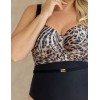 Закрытый купальник Kris Line MAUI body soft full cup roma, Цвет: леопард, Размеры: 70H, изображение 3