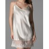 Ночная сорочка из шелка Mia-Amore ANABELLA 4820 сливочный, Цвет: сливочный, Размеры: 2XL, изображение 4