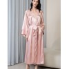Длинный запашной халат Mia-Amore ANABELLA 4829 пудра, Цвет: пудра, Размеры: 2XL/3XL, изображение 4