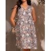 Короткий сарафан Mia-Amore DAISY 5820, Цвет: мультицвет, Размеры: 2XL/3XL, изображение 4