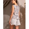 Хлопковый комплект с шортами Mia-Amore DAISY 5824, Цвет: мультицвет, Размеры: 2XL, изображение 2