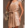 Короткое платье Mia-Amore DORA 5810, Цвет: бежевый, Размеры: 2XL, изображение 4
