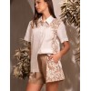 Комплект рубашка с шортами Mia-Amore DORA 5815, Цвет: бежевый, Размеры: 2XL, изображение 3