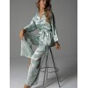 Комплект из натурального шелка Mia-Amore TIFFANY 4916, Цвет: мятный, Размеры: 2XL, изображение 4