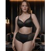 Высокие трусы слипы Mioocchi ОДРИ 8484 nero, Цвет: nero (черный), Размеры: 3XL, изображение 3