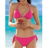 Розовый купальник шторка с бразилианами Sielei SUMMER ME82 fuxia, Цвет: fuxia (фуксия), Размеры: 75B