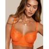 Кружевной бюстгальтер бюстье Kinga PAPAYA MOON 1269-SC, Цвет: оранжевый, Размеры: 70B, изображение 3
