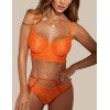 Кружевной бюстгальтер бюстье Kinga PAPAYA MOON 1269-SC, Цвет: оранжевый, Размеры: 70B, изображение 6