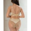 Бюстгальтер мягкий балконет Kris Line FIORE halfcupsoft телесный, Цвет: телесный, Размеры: 100D, изображение 6