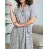 Платье-халат с коротким рукавом Mia-Amore ALMA 5871, Цвет: серый, Размеры: 2XL, изображение 4