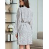 Халат из натуральной вискозы Mia-Amore ALMA 5873, Цвет: серый, Размеры: 2XL/3XL, изображение 2