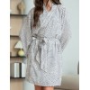 Халат из натуральной вискозы Mia-Amore ALMA 5873, Цвет: серый, Размеры: 2XL/3XL, изображение 4