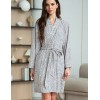 Халат из натуральной вискозы Mia-Amore ALMA 5873, Цвет: серый, Размеры: 2XL/3XL, изображение 3