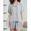 Комплект рубашка с шортами Mia-Amore ALMA 5877, Цвет: серый, Размеры: 2XL, изображение 4