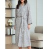 Запашной домашний халат Mia-Amore ALMA 5879, Цвет: серый, Размеры: 2XL/3XL, изображение 4