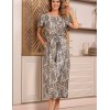 Длинная сорочка без пояса Mia-Amore ANITA 4758, Цвет: мультицвет, Размеры: 2XL, изображение 3