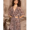Комплект из принтованной сетки Mia-Amore EVERLY 2386, Цвет: коричневый, Размеры: 2XL