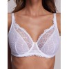 Кружевной бюстгальтер бралетт Ava DELIGHT 2200 M white, Цвет: белый, Размеры: 100B