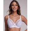 Кружевной бюстгальтер бралетт Ava DELIGHT 2200 M white, Цвет: белый, Размеры: 100B, изображение 3