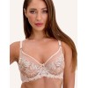 Мягкий бюстгальтер с вышивкой Bella Misteria BEIGE TOPAZ soft bralette, Цвет: бежевый, Размеры: 65D, изображение 3