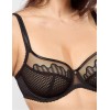 Кружевной бюстгальтер Empreinte 08233 LUNA чёрный, Цвет: чёрный, Размеры: 65F, изображение 4