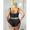 Бюстгальтер бралетт Kris Line BLOSSOM Softbralette longline, Цвет: черный+сиреневый, Размеры: 65J, изображение 6
