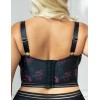 Бюстгальтер бралетт Kris Line BLOSSOM Softbralette longline, Цвет: черный+сиреневый, Размеры: 65J, изображение 2