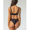 Трусики стринги Kris Line BLOSSOM stringshorts, Цвет: черный+сиреневый, Размеры: M, изображение 4