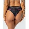 Трусики стринги Kris Line BLOSSOM stringshorts, Цвет: черный+сиреневый, Размеры: M, изображение 2