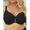 Бюстгальтер минимайзер Kris Line COTTON FLOWER BLACK Soft Pro Comfort, Цвет: черный, Размеры: 65I