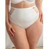 Высокие стринги Kris Line PROMISE stringi high waist белый, Цвет: белый, Размеры: S