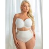 Высокие стринги Kris Line PROMISE stringi high waist белый, Цвет: белый, Размеры: S, изображение 3