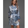 Короткий домашний халат Mia-Amore JANE 4653, Цвет: мультицвет, Размеры: 2XL/3XL, изображение 3