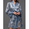 Короткий домашний халат Mia-Amore JANE 4653, Цвет: мультицвет, Размеры: 2XL/3XL, изображение 4