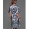 Шелковая туника с поясом Mia-Amore JANE 4657, Цвет: мультицвет, Размеры: 2XL/3XL, изображение 2